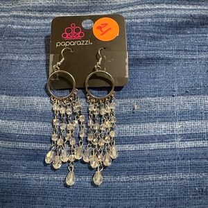 Paparazzi Silver Dangle Earrings